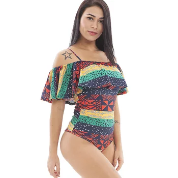 Wantmove 2019 new summer women bodysuit sexy print sling one shoulder ruffles sleeve slim beach style slim women bodysuit WM701
Wantmove 2019 new summer women bodysuit sexy print sling one shoulder ruffles sleeve slim beach style slim women bodysuit WM701