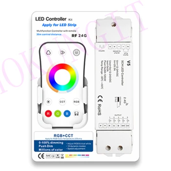 5A*5CH RGB+Color Temperature LED Controller Set V5 + R17 with Plastic packaging like pictures but without batteries
5A*5CH RGB+Color Temperature LED Controller Set V5 + R17 with Plastic packaging like pictures but without batteries