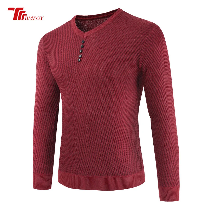 Solid Color Pullover Men V Neck Sweater Men Long Sleeve Tops Button Wool Casual Dress Brand Cashmere Knitwear Pullover Sweaters
Solid Color Pullover Men V Neck Sweater Men Long Sleeve Tops Button Wool Casual Dress Brand Cashmere Knitwear Pullover Sweaters