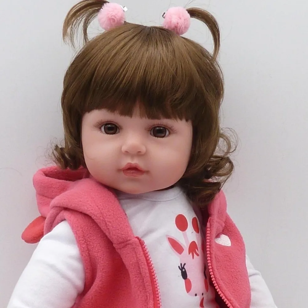 55cm Baby Reborn Doll Soft Silicone Toy With Giraffe Plush Stuffed Toy Cute Imitation Bebe Doll For Girls Playmate Best Gift
55cm Baby Reborn Doll Soft Silicone Toy With Giraffe Plush Stuffed Toy Cute Imitation Bebe Doll For Girls Playmate Best Gift