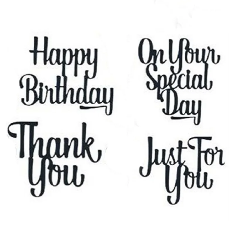 Swovo Happy Birthday Thank You Metal Cutting Dies Cut Craft Dies Scrapbooking for DIY Alubm Photo Card Cuts Decorations
Swovo Happy Birthday Thank You Metal Cutting Dies Cut Craft Dies Scrapbooking for DIY Alubm Photo Card Cuts Decorations