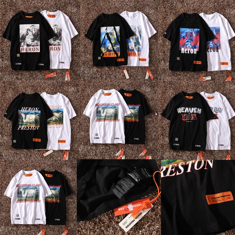 Heron Preston T Shirts Embroidery CTNNB Red-Crowned Crane Cotton T Shirt Hip Hop Couple Men Women Heron Preston Tees
Heron Preston T Shirts Embroidery CTNNB Red-Crowned Crane Cotton T Shirt Hip Hop Couple Men Women Heron Preston Tees
