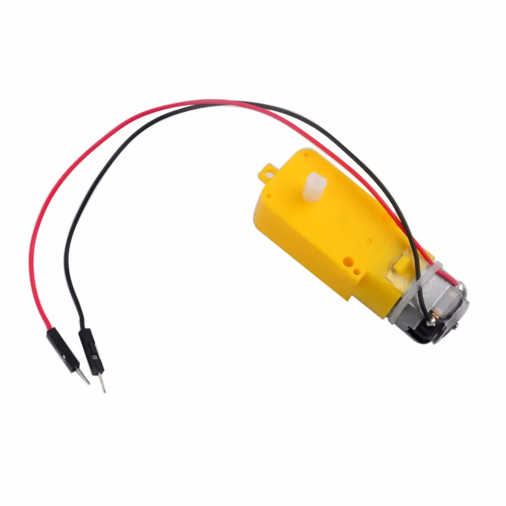 DC Gearbox Motor TT Motor 200RPM DC 3-6V for Arduino Smart Car 1:48 Male Connector RCmall 
DC Gearbox Motor TT Motor 200RPM DC 3-6V for Arduino Smart Car 1:48 Male Connector RCmall
