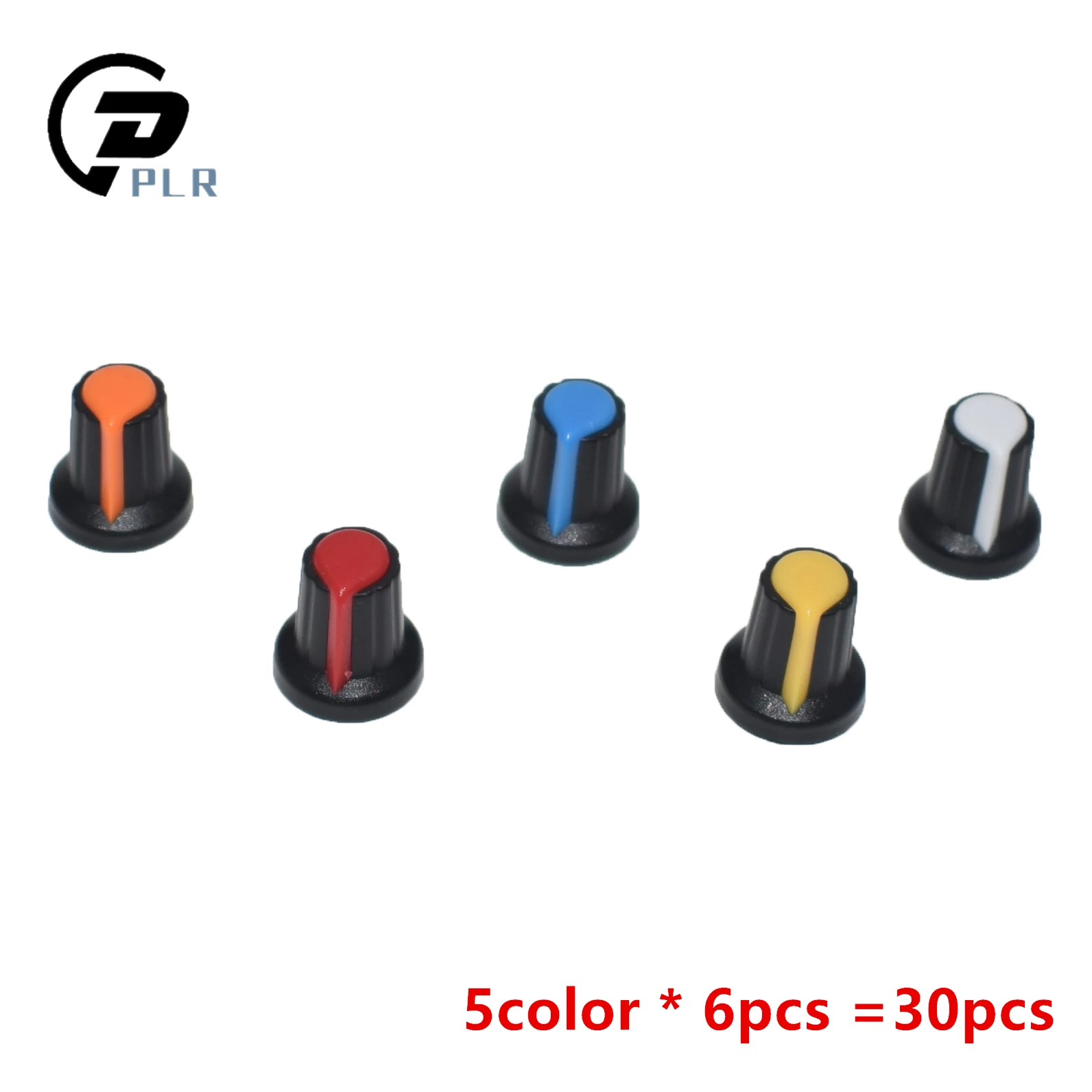 30PCS/lot WH148 potentiometer knob cap(copper core) 15X17mm 6mm Shaft Hole AG2 Yellow Orange Blue White Red 5value*6PCS=30PCS
30PCS/lot WH148 potentiometer knob cap(copper core) 15X17mm 6mm Shaft Hole AG2 Yellow Orange Blue White Red 5value*6PCS=30PCS