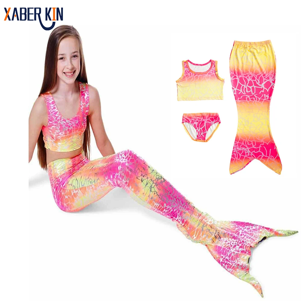 The Mermaid Swimsuit For Girl 3pcs/set Children's Swimsuit Two-Pieces Girls Bikini Swimwear Children Bathing Suits K9-CGR1
The Mermaid Swimsuit For Girl 3pcs/set Children's Swimsuit Two-Pieces Girls Bikini Swimwear Children Bathing Suits K9-CGR1