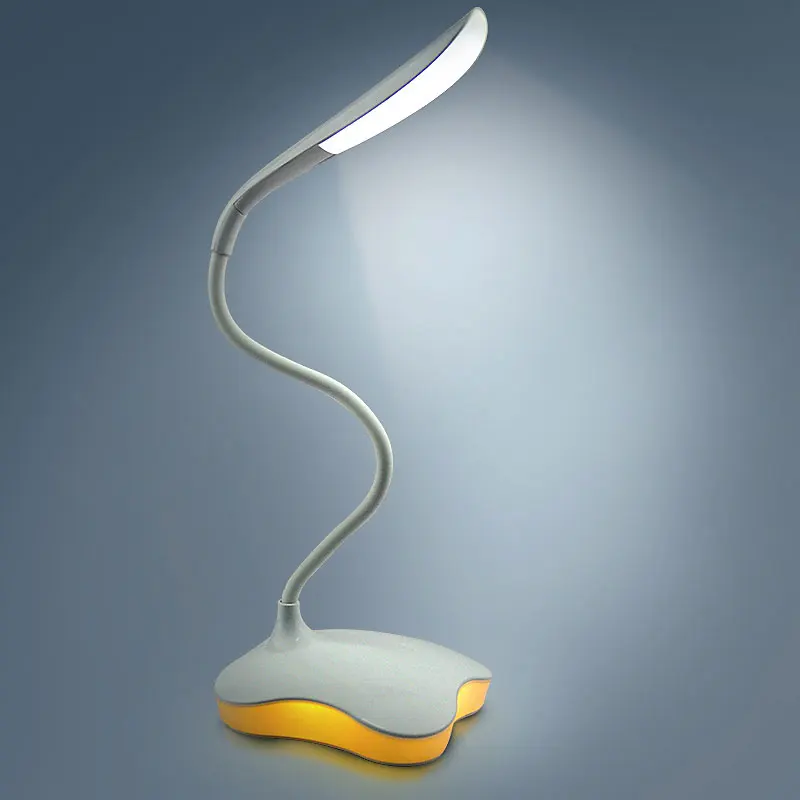 3 Level Dimmable Clover LED Sensor Desk Light Eye-Protection Lamp Flexible Night Lighting Table Lamp With USB Cable for Study
3 Level Dimmable Clover LED Sensor Desk Light Eye-Protection Lamp Flexible Night Lighting Table Lamp With USB Cable for Study