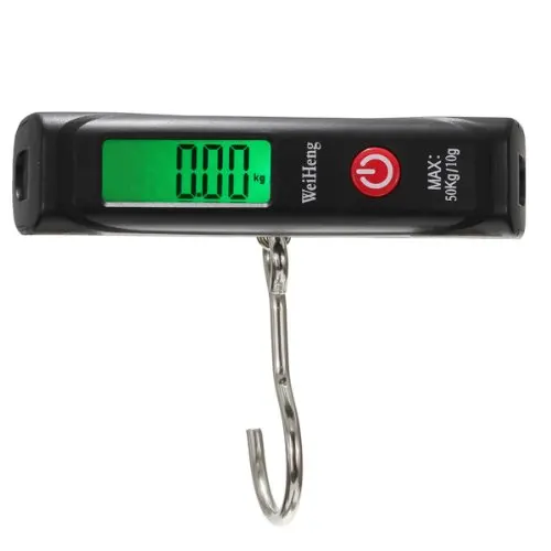 

WeiHeng Electric Digital Luggage Scale Fishing Peson Pese Balance Hook Hook 50kg / 10g