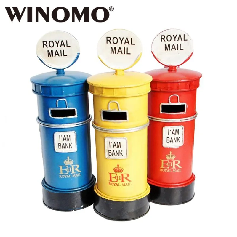 WINOMO Retro Post Box Ornament British Royal Mailbox Saving Pot Money Box Coin Case for Garden Decor
WINOMO Retro Post Box Ornament British Royal Mailbox Saving Pot Money Box Coin Case for Garden Decor