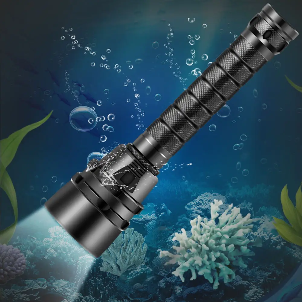 Waterproof Light Lamp for Camp/Dive 20000 lumens Professional Diving Flashlight Torch 3T6 Underwater 200 meter Diving linternas
Waterproof Light Lamp for Camp/Dive 20000 lumens Professional Diving Flashlight Torch 3T6 Underwater 200 meter Diving linternas