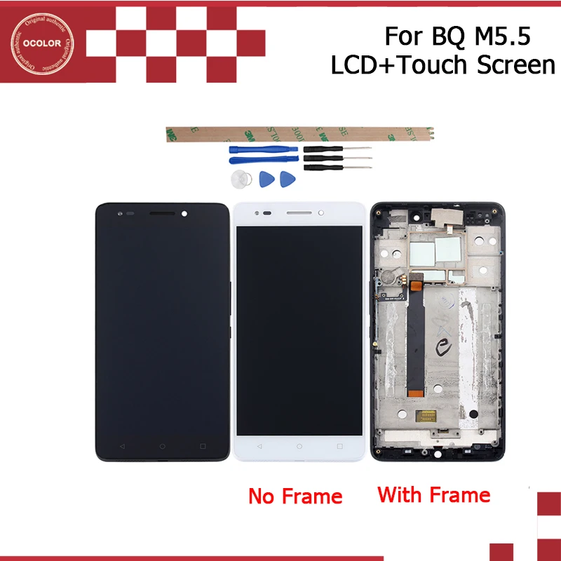 ocolor For BQ Aquaris M5.5 LCD Display And Touch Screen With Frame Assembly Repair Part 5.5" Mobile Accessories+Tools + Adhesive
ocolor For BQ Aquaris M5.5 LCD Display And Touch Screen With Frame Assembly Repair Part 5.5" Mobile Accessories+Tools + Adhesive