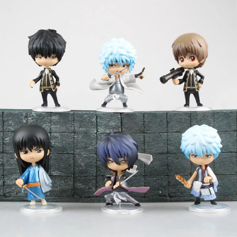 Anime Gintama Sakata Gintoki Takasugi Shinsuke Okita Sougo Katsura Kotarou PVC Action Figure Collectible Model doll toy 10cm
Anime Gintama Sakata Gintoki Takasugi Shinsuke Okita Sougo Katsura Kotarou PVC Action Figure Collectible Model doll toy 10cm