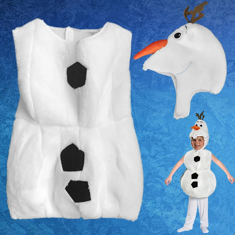 Child Halloween Olaf Costume for Toddler Kids Cartoon Movie Christmas Snowman Party Dress-up
Child Halloween Olaf Costume for Toddler Kids Cartoon Movie Christmas Snowman Party Dress-up
