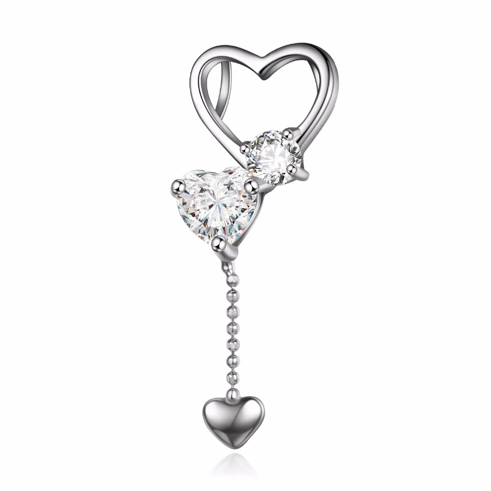 GND0395 925 Sterling Silver Pendant Beauty Charming Cubic Zirconia Classic Heart Necklaces Pendants Fashion Jewelry For Women
GND0395 925 Sterling Silver Pendant Beauty Charming Cubic Zirconia Classic Heart Necklaces Pendants Fashion Jewelry For Women