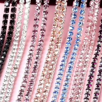 10Meter 1-Row SS12 Cystal Rhinestone Trim Close Cup Chain Claw Jewelry Crafts for clothes
10Meter 1-Row SS12 Cystal Rhinestone Trim Close Cup Chain Claw Jewelry Crafts for clothes
