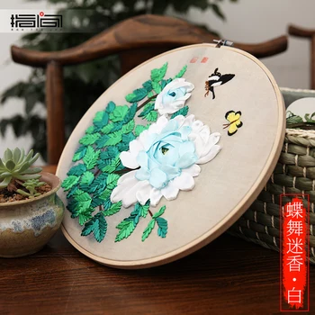 2018 Direct Selling Handmade Embroidery, Diy, Cloth, Material Bag, Beginner, Ribbon Suite, Flower, Living Room, Hanging Picture
2018 Direct Selling Handmade Embroidery, Diy, Cloth, Material Bag, Beginner, Ribbon Suite, Flower, Living Room, Hanging Picture