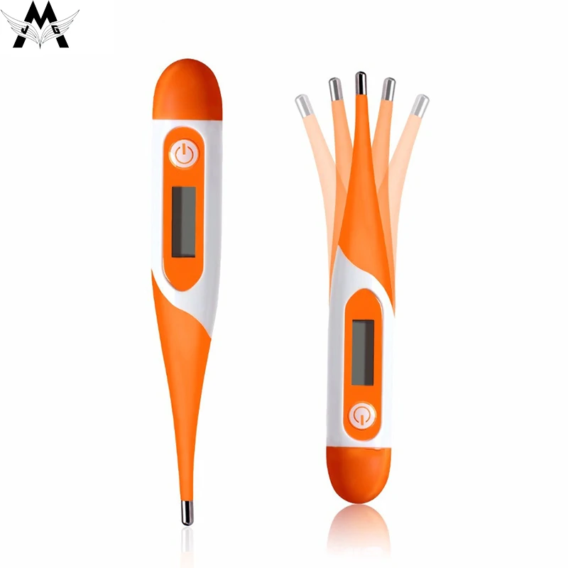 MeiJiaG Soft Head Electronic LCD Thermometer Digital Baby Adult Medical Thermometer Body Fever Temperature Measuring Tools
MeiJiaG Soft Head Electronic LCD Thermometer Digital Baby Adult Medical Thermometer Body Fever Temperature Measuring Tools