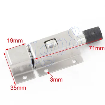 2pcs Square Door Bolts Black Silver Tone Spring Loaded Door Security Latch Lock Barrel Bolt
2pcs Square Door Bolts Black Silver Tone Spring Loaded Door Security Latch Lock Barrel Bolt