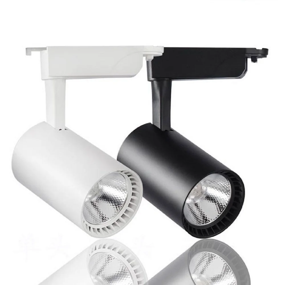 New arrived Rotated 360 degree LED track light 10W 20W 30W COB AC85-265V store mall lighting White/black Spotlight Ceiling Lamp
New arrived Rotated 360 degree LED track light 10W 20W 30W COB AC85-265V store mall lighting White/black Spotlight Ceiling Lamp