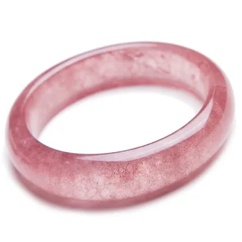 Genuine Red Natural Strawberry Quartz Bangle Bracelets For Women Lady Round Fashion Crystal Strawberry Quartz Bangle 52mm
Genuine Red Natural Strawberry Quartz Bangle Bracelets For Women Lady Round Fashion Crystal Strawberry Quartz Bangle 52mm