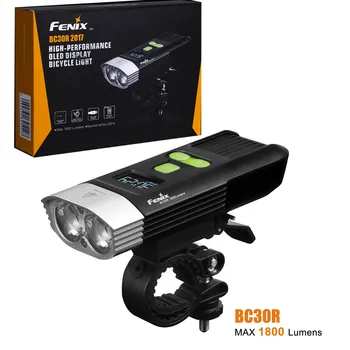 Fenix BC30R 2017 edition 1800 Lumens LED bike light, OLED display screen for the rest runtime and battery percentage
Fenix BC30R 2017 edition 1800 Lumens LED bike light, OLED display screen for the rest runtime and battery percentage