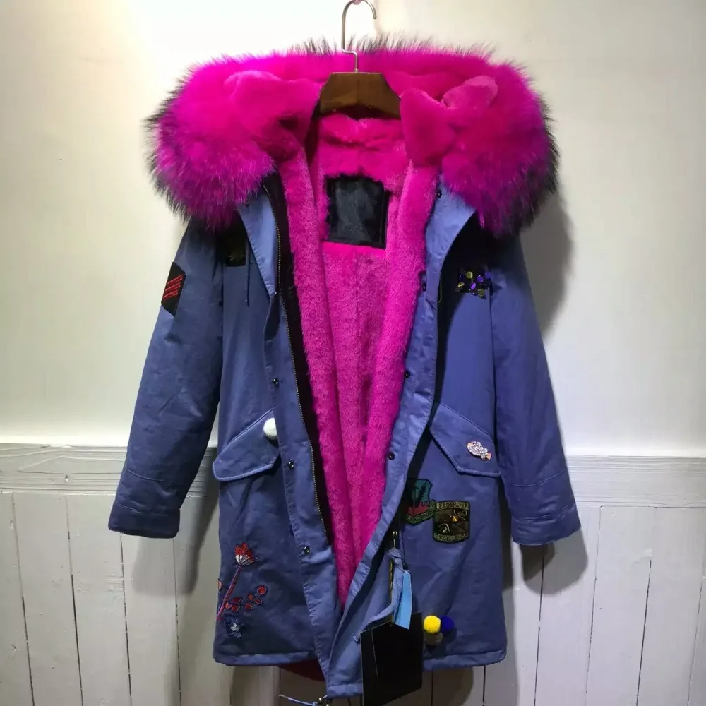 Rose Pink Long Style Navy Parka With Thick FUR For Ladies Winter Wear,Emblem Fur Wear
Rose Pink Long Style Navy Parka With Thick FUR For Ladies Winter Wear,Emblem Fur Wear