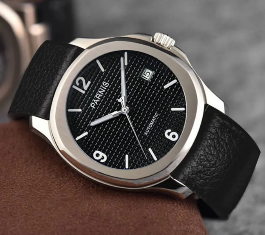 Parnis 38.5mm Automatic Watch Minimalist Watch Men Wrist Watch Sapphire Crystal Mechanical Watches-PA01
Parnis 38.5mm Automatic Watch Minimalist Watch Men Wrist Watch Sapphire Crystal Mechanical Watches-PA01