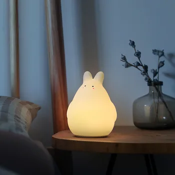 Cute delicate Silicone night Lamp Cartoon Seven-color USB Battery Induction Night light kawaii
Cute delicate Silicone night Lamp Cartoon Seven-color USB Battery Induction Night light kawaii