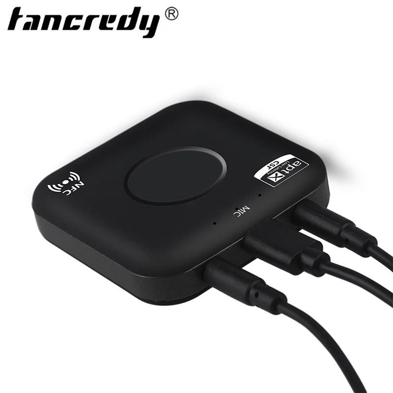 Tancredy Wireless Bluetooth Receiver Adapter APTX 3.5mm Aux Bluetooth Car Kit Handsfree NFC connection Audio Music Adapter
Tancredy Wireless Bluetooth Receiver Adapter APTX 3.5mm Aux Bluetooth Car Kit Handsfree NFC connection Audio Music Adapter