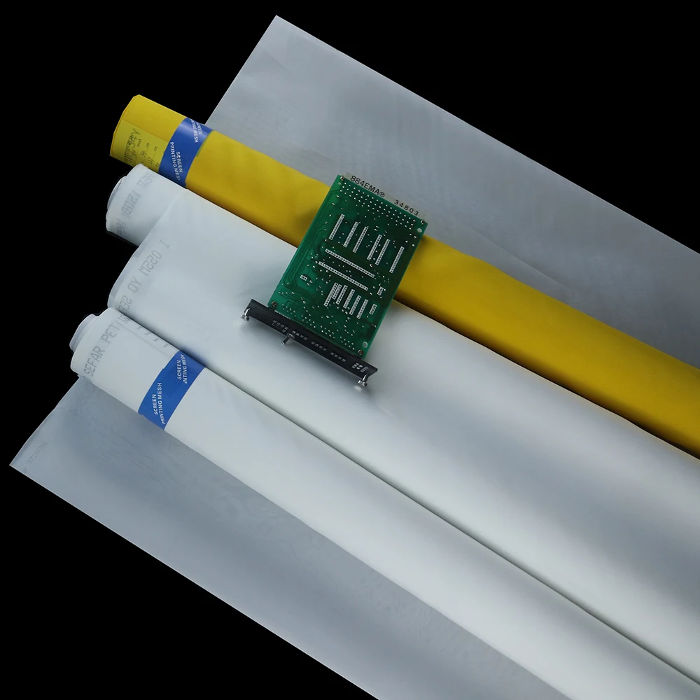 100T 250Mesh 40UM White Yellow 1Meter Polyester screen printing bolthing cloth Monofilament mesh stencil fabric T-shirt printing
100T 250Mesh 40UM White Yellow 1Meter Polyester screen printing bolthing cloth Monofilament mesh stencil fabric T-shirt printing