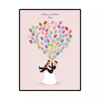 Guest Book Personalize Wedding Gift for Guests Bride groom Fingerprint Painting Bridal Party Decorations livre d'or mariage
Guest Book Personalize Wedding Gift for Guests Bride groom Fingerprint Painting Bridal Party Decorations livre d'or mariage