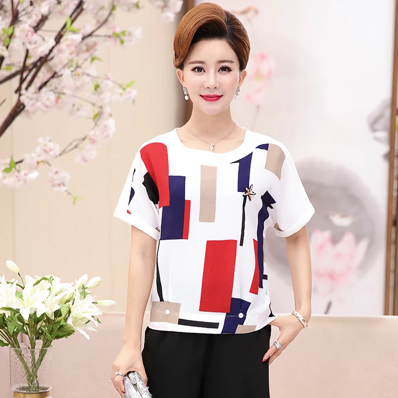 NIFULLAN Summer Tops Pants For Women 2019 Two Pieces Sets Bat Short Sleeve T-Shirt Plus Size Mother Clothing Tee Camisetas Mujer
NIFULLAN Summer Tops Pants For Women 2019 Two Pieces Sets Bat Short Sleeve T-Shirt Plus Size Mother Clothing Tee Camisetas Mujer