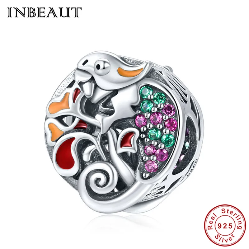 INBEAUT 925 Sterling Silver Green&Purple CZ Flower Desert Lizard Animal Charm Beads fit Trendy Bracelet for Jewelry Making Gift
INBEAUT 925 Sterling Silver Green&Purple CZ Flower Desert Lizard Animal Charm Beads fit Trendy Bracelet for Jewelry Making Gift