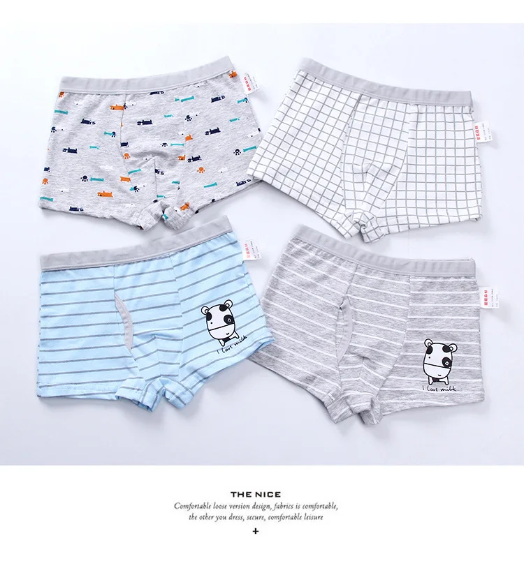 Search products_Hot Sale Cotton Breathable Kids Panties Boxer