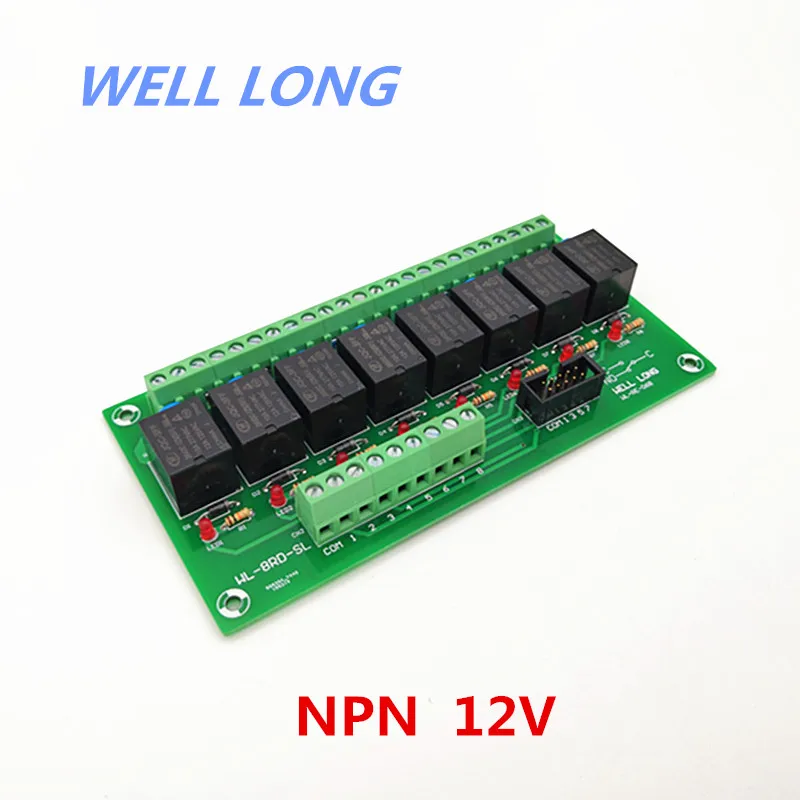 8 Channel NPN Type 12V 15A Power Relay Interface Module,HF JQC-3FF-12V-1ZS Relay.
8 Channel NPN Type 12V 15A Power Relay Interface Module,HF JQC-3FF-12V-1ZS Relay.