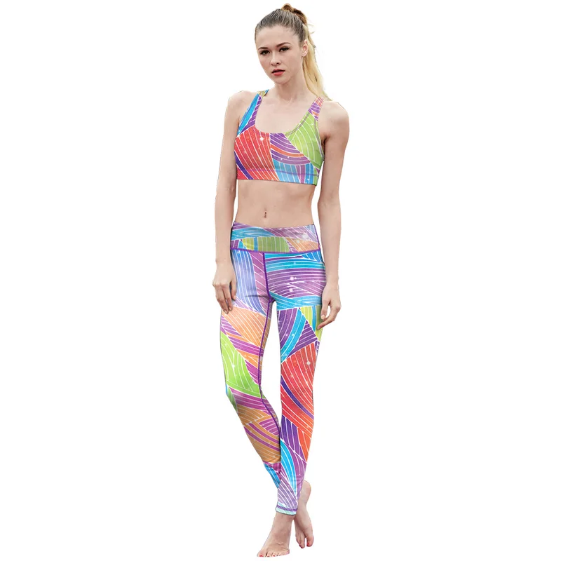 New Yoga Sets Women Yoga Fitness Sports Sets Gym Workout Sportswear 2pcs/Set Sport Bra+Printed Yoga Pants Sport Leggings Suits
New Yoga Sets Women Yoga Fitness Sports Sets Gym Workout Sportswear 2pcs/Set Sport Bra+Printed Yoga Pants Sport Leggings Suits