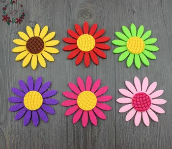 20pcs/lot 8cm Fabric Felt sunflower Applique Petal Garment Patches Wedding Table Birday Valentine's Day Wall Decorates
20pcs/lot 8cm Fabric Felt sunflower Applique Petal Garment Patches Wedding Table Birday Valentine's Day Wall Decorates