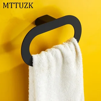 MTTUZK black Towel ring towel rack towel hanging bathroom towel Shelf toalha ring free shipping
MTTUZK black Towel ring towel rack towel hanging bathroom towel Shelf toalha ring free shipping