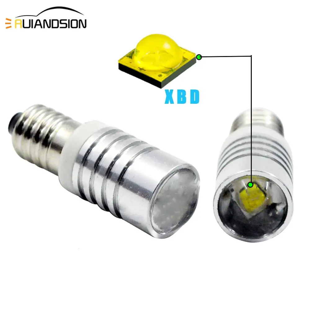 No-polar E10 C'REE LED Light 5W 6-18V AC/DC Motorcycle Auto Car LED Interior Light Flashlight Torch Headlamp White 6000k 2Pcs 
No-polar E10 C'REE LED Light 5W 6-18V AC/DC Motorcycle Auto Car LED Interior Light Flashlight Torch Headlamp White 6000k 2Pcs