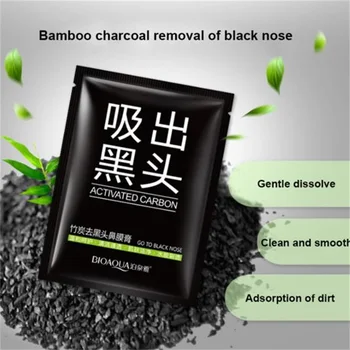 Super Size 8g*10pcs 80g upgrade BIOAQUA Bamboo Charcoal black mask blackheads Remover