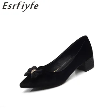 ESRFIYFE 2018 New Senior Flock Spring Autumn Women Shoes Bling Low Heels Pointed Toe Shoes Bowknot Handmade Party Wedding Shoes
ESRFIYFE 2018 New Senior Flock Spring Autumn Women Shoes Bling Low Heels Pointed Toe Shoes Bowknot Handmade Party Wedding Shoes
