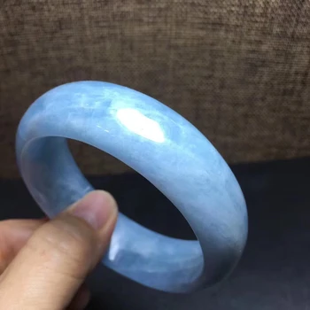 Excellent Natural Aquamarine Bangle Clear Blue Stone For Women Female Anniversary 60mm Luxury Fashion Bangles Jewelry AAAA
Excellent Natural Aquamarine Bangle Clear Blue Stone For Women Female Anniversary 60mm Luxury Fashion Bangles Jewelry AAAA