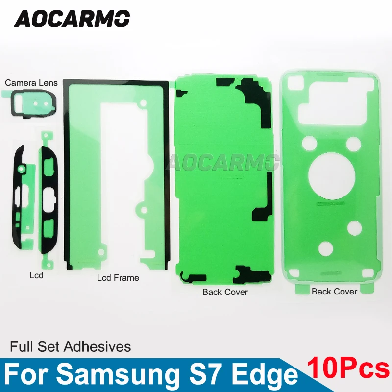 10Sets/Lot For Samsung Galaxy S7 Edge GM-G935 LCD Display Screen+Back Battery Cover+Camera Lens Adhesive Full Set Sticker Tape
10Sets/Lot For Samsung Galaxy S7 Edge GM-G935 LCD Display Screen+Back Battery Cover+Camera Lens Adhesive Full Set Sticker Tape