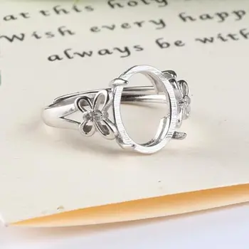 925 Sterling Silver Women Engagement Wedding Ring 10x12mm Oval Cabochon Semi Mount Crystal Fine Jewelry White Gold Color
925 Sterling Silver Women Engagement Wedding Ring 10x12mm Oval Cabochon Semi Mount Crystal Fine Jewelry White Gold Color