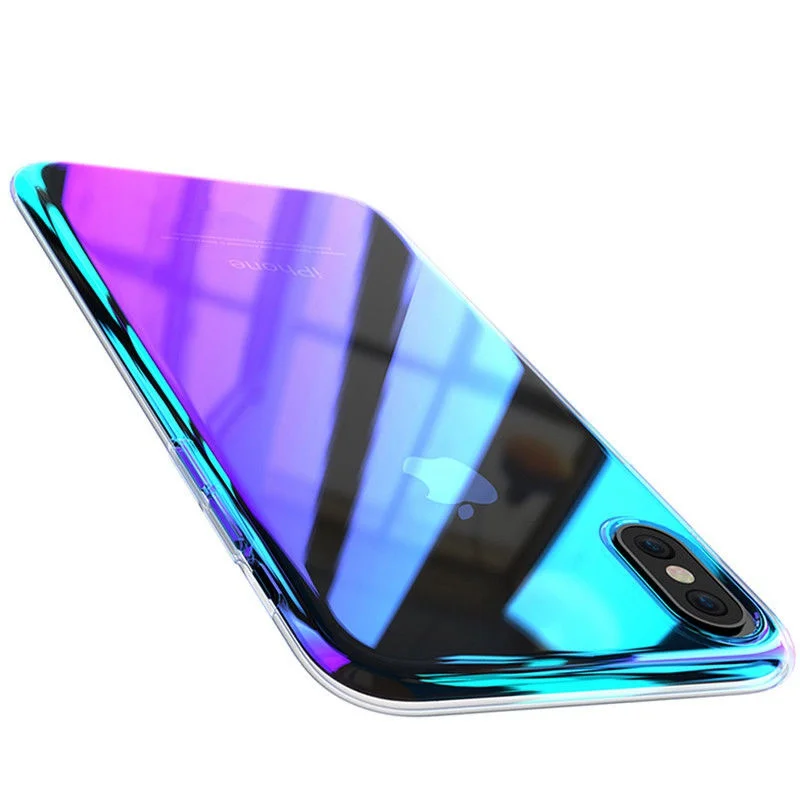 For iPhone 7 8 6 6S Plus Case Luxury Gradient Color Blue Ray Aurora Phone Cases For iPhone XS Max XS XR X Slim Hard Plastic Capa
For iPhone 7 8 6 6S Plus Case Luxury Gradient Color Blue Ray Aurora Phone Cases For iPhone XS Max XS XR X Slim Hard Plastic Capa