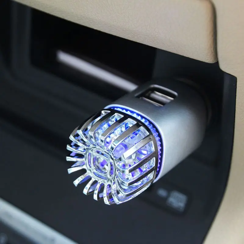 2 in 1 Car Dual USB Car Negative Ion Car Air Purifier Deodorization Improves Air Car Air Purifiers New
2 in 1 Car Dual USB Car Negative Ion Car Air Purifier Deodorization Improves Air Car Air Purifiers New