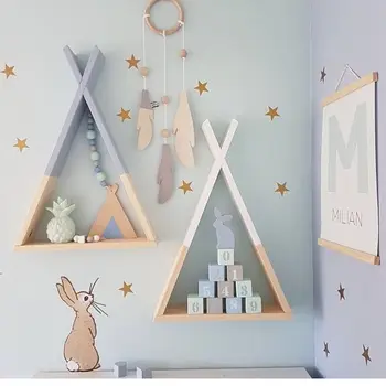 Nordic Style Wooden Triangle Shelf Wall Storage Book Storage Holders Home Kids Baby Room Livingroom DIY Decoration
Nordic Style Wooden Triangle Shelf Wall Storage Book Storage Holders Home Kids Baby Room Livingroom DIY Decoration