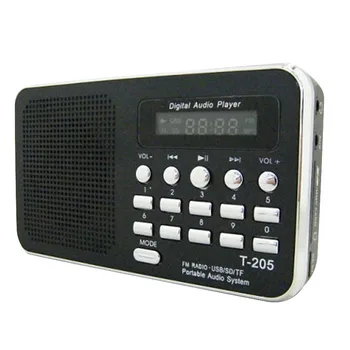 T- 205 FM Radio Portable HiFi Card Speaker Digital Multimedia MP3 Music Loudspeaker White Camping Hiking Outdoor Sports
T- 205 FM Radio Portable HiFi Card Speaker Digital Multimedia MP3 Music Loudspeaker White Camping Hiking Outdoor Sports