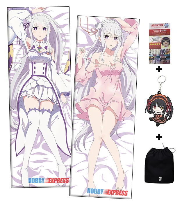 Hobby Express Emilia - Re Zero Dakimakura Japanese Hugging Body Pillow Cover H3354 
Hobby Express Emilia - Re Zero Dakimakura Japanese Hugging Body Pillow Cover H3354