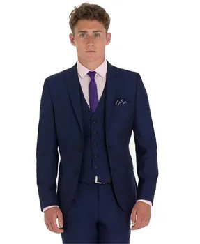 New Arrival Groom Tuxedo Navy Blue Groomsmen Peak Lapel Wedding/Dinner Suits Best Man Bridegroom (Jacket+Pants+Tie+Vest)B372
New Arrival Groom Tuxedo Navy Blue Groomsmen Peak Lapel Wedding/Dinner Suits Best Man Bridegroom (Jacket+Pants+Tie+Vest)B372