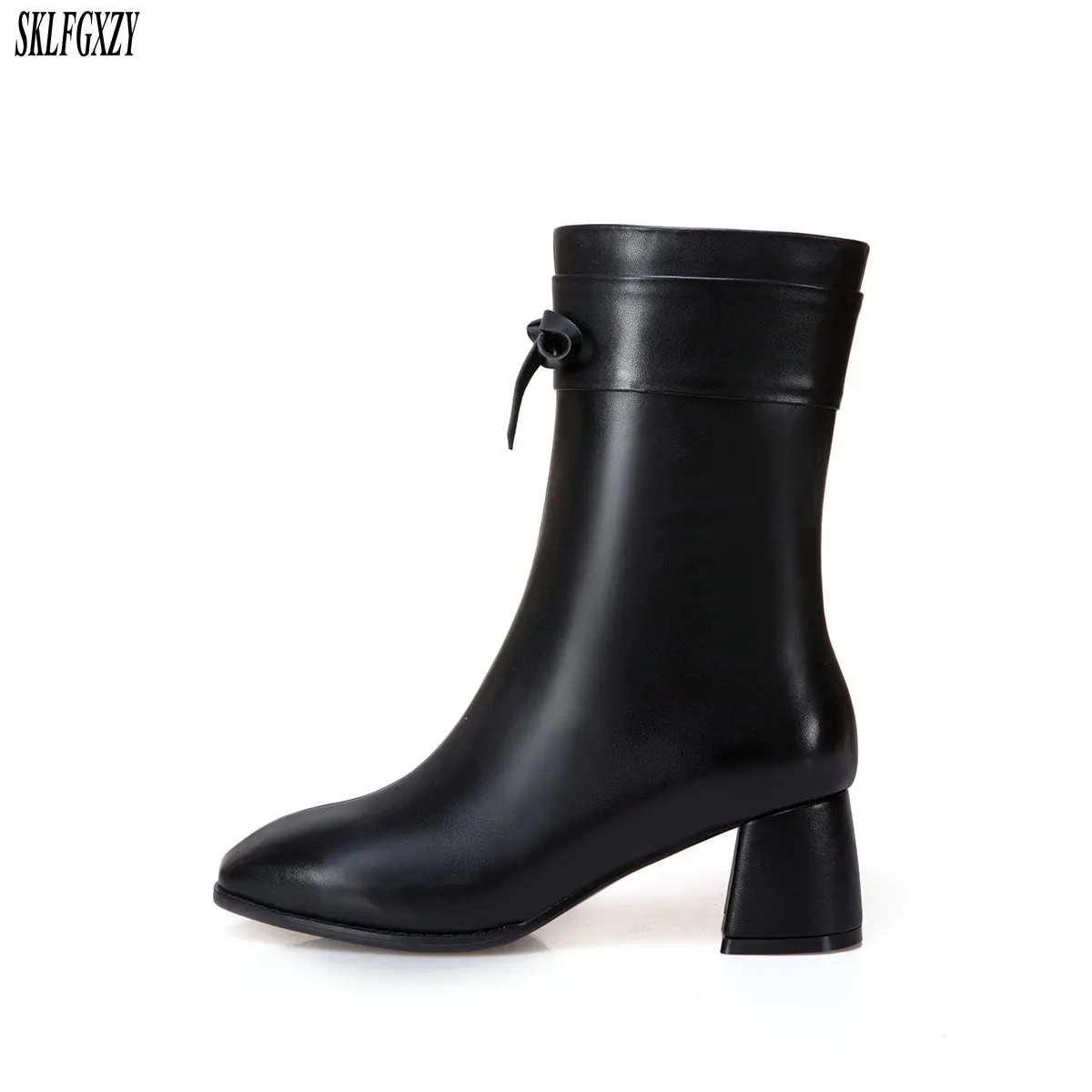 New European fall women's leather midleg boots 100% cowhide boots fashionable women's shoes size 34-43
New European fall women's leather midleg boots 100% cowhide boots fashionable women's shoes size 34-43